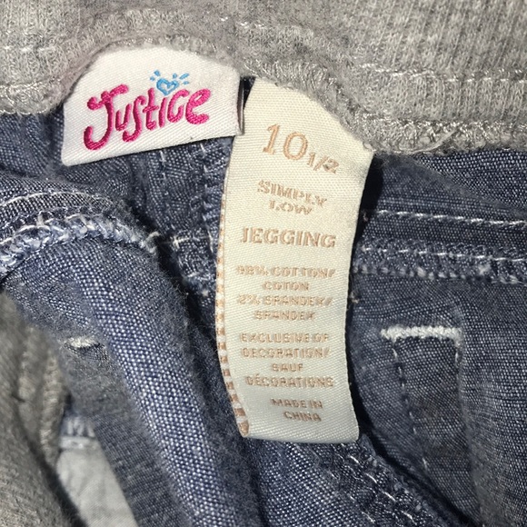 Justice simply low jegging size 10 1/2 - Picture 5 of 5